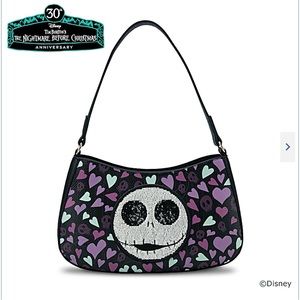 Disney Tim Burton's The Nightmare Before Christmas Handbag New
